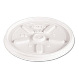 Plastic Lids, Fits 8 Oz To 10 Oz Hot-cold Foam Cups, Vented, White, 100-pack, 10 Packs-carton