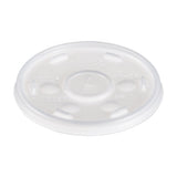 Plastic Cold Cup Lids, Fits 8 Oz To 9 Oz Cups, Translucent, 100 Pack, 10 Packs-carton