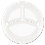 Dart® Concorde Non-laminated Foam Plates, 9" Dia, White, 125-pack freeshipping - TVN Wholesale 
