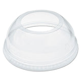 Open-top Dome Lid, Fits 16 Oz To 24 Oz Plastic Cups, Clear, 1.9