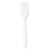 Dart® Style Setter Mediumweight Plastic Forks, White, 1000-carton freeshipping - TVN Wholesale 