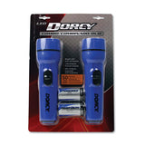 DORCY® Led Flashlight Pack, 1 D Battery (included), Blue, 2-pack freeshipping - TVN Wholesale 