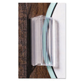 Clips Grips Tags Supergrip Display Holder, 1 X 1-2 X 1-2, Clear, 50-pack