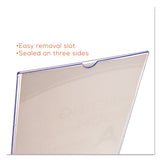 deflecto® Superior Image Double Sided Sign Holder, 8 1-2 X 11 Insert, Clear freeshipping - TVN Wholesale 