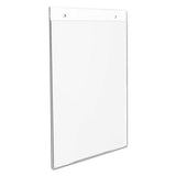 deflecto® Classic Image Wall-mount Sign Holder, Portrait, 8 1-2 X 11, Clear freeshipping - TVN Wholesale 