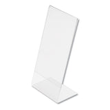 deflecto® Classic Image Slanted Sign Holder, 8 1-2" X 11", Clear Frame, 12-pack freeshipping - TVN Wholesale 