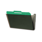 deflecto® Docupocket Stackable Wall Pocket, Letter, 13 X 7 X 4, Smoke freeshipping - TVN Wholesale 
