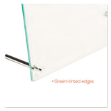 deflecto® Superior Image Beveled Edge Sign Holder, Letter Insert, Clear-green-tinted Edges freeshipping - TVN Wholesale 