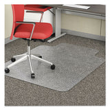 deflecto® Economat Occasional Use Chair Mat, Low Pile Carpet, Flat, 36 X 48, Lipped, Clear freeshipping - TVN Wholesale 