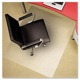 deflecto® All Day Use Chair Mat - All Carpet Types, 45 X 53, Rectangle, Clear freeshipping - TVN Wholesale 