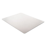 deflecto® Duramat Moderate Use Chair Mat, Low Pile Carpet, Flat, 36 X 48, Lipped, Clear freeshipping - TVN Wholesale 