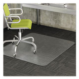 deflecto® Duramat Moderate Use Chair Mat, Low Pile Carpet, Flat, 45 X 53, Rectangle, Clear freeshipping - TVN Wholesale 