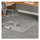 deflecto® Execumat All Day Use Chair Mat For High Pile Carpet, 45 X 53, Wide Lipped, Clear freeshipping - TVN Wholesale 