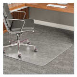deflecto® Execumat All Day Use Chair Mat For High Pile Carpet, 45 X 53, Wide Lipped, Clear freeshipping - TVN Wholesale 