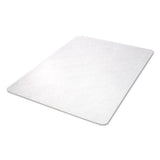 deflecto® Economat All Day Use Chair Mat For Hard Floors, 36 X 48, Lipped, Clear freeshipping - TVN Wholesale 