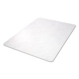 deflecto® Economat All Day Use Chair Mat For Hard Floors, 45 X 53, Rectangular, Black freeshipping - TVN Wholesale 