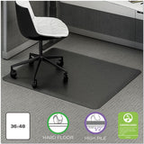 deflecto® Ergonomic Sit Stand Mat, 48 X 36, Black freeshipping - TVN Wholesale 