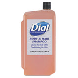 Dial® Professional Hair + Body Wash Refill For 1 L Liquid Dispenser, Neutral Scent, 1 L, 8-carton freeshipping - TVN Wholesale 
