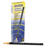 Dixon® China Marker, Black, Thin Lead, Dozen freeshipping - TVN Wholesale 