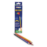 Prang® Duo-color Colored Pencil Sets, 3 Mm, Assorted Lead-barrel Colors, 6-pack freeshipping - TVN Wholesale 