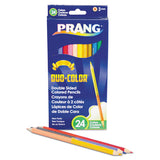 Prang® Duo-color Colored Pencil Sets, 3 Mm, 2b (#1), Assorted Lead-barrel Colors, Dozen freeshipping - TVN Wholesale 