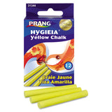Prang® Hygieia Dustless Board Chalk, 3 1-4 X 0.38, Yellow, 12-box freeshipping - TVN Wholesale 