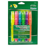 Ticonderoga® Emphasis Desk Style Highlighters, Assorted Ink Colors, Chisel Tip, Assorted Barrel Colors, 6-set freeshipping - TVN Wholesale 