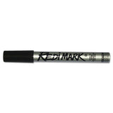 Dixon® Redimark Metal-cased Marker, Broad Chisel Tip, Black, Dozen freeshipping - TVN Wholesale 
