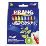 Prang® Large Crayons Made With Soy, 8 Colors-pack freeshipping - TVN Wholesale 