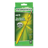 Ticonderoga® Pencils, Hb (#2), Black Lead, Yellow Barrel, 48-pack freeshipping - TVN Wholesale 
