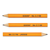 Dixon® Golf Wooden Pencils, 0.7 Mm, Hb (#2), Black Lead, Yellow Barrel, 144-box freeshipping - TVN Wholesale 