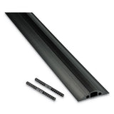 D-Line® Medium-duty Floor Cable Cover, 2.63" Wide X 30 Ft Long, Black freeshipping - TVN Wholesale 