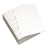 Lettermark™ Custom Cut-sheet Copy Paper, 92 Bright, 7-hole Side Punched, 20 Lb, 8.5 X 11, White, 500-ream freeshipping - TVN Wholesale 