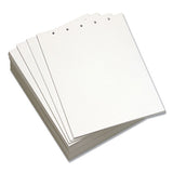 Custom Cut-sheet Copy Paper, 92 Bright, 5-hole (5-16