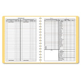 Dome® Simplified Monthly Bookkeeping Record, 4 Column Format, Tan Cover, 11 X 8.5 Sheets, 128 Sheets-book freeshipping - TVN Wholesale 