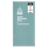 Dome® Auto Mileage Log, Undated, 3.25 X 6.25, 1-page, 32 Forms freeshipping - TVN Wholesale 