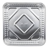 Aluminum Square Cake Pans, 32 Oz, 8 X 8 X 1.31, Silver, 500-carton