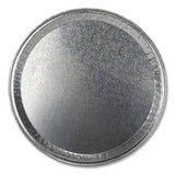 Durable Packaging Aluminum Cater Trays, Flat Tray, 12" Diameter X 0.56"h, Silver, 50-carton freeshipping - TVN Wholesale 