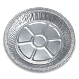 Durable Packaging Aluminum Pie Pans, Medium, 27.6 Oz, 9" Diameter X 1"h, Silver, 500-carton freeshipping - TVN Wholesale 