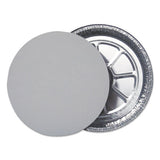 Aluminum Round Containers With Board Lid, 7