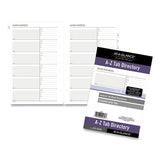 AT-A-GLANCE® Day Runner® Telephone-address 1-12-cut A-z Tab Refill For Planners-organizers, 8.5 X 5.5, White Sheets, Undated freeshipping - TVN Wholesale 