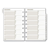 AT-A-GLANCE® Day Runner® Telephone-address 1-12-cut A-z Tab Refill For Planners-organizers, 8.5 X 5.5, White Sheets, Undated freeshipping - TVN Wholesale 
