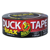 Duck® Max Duct Tape, 3" Core, 1.88" X 35 Yds, Black freeshipping - TVN Wholesale 