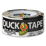 Duck® Max Duct Tape, 3" Core, 1.88" X 20 Yds, White freeshipping - TVN Wholesale 