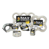 Duck® Max Packaging Tape With Dispenser, 3" Core, 1.88" X 54.6 Yds, Crystal Clear freeshipping - TVN Wholesale 