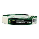 Duck® General Purpose Masking Tape, 3" Core, 0.7" X 60 Yds, Beige freeshipping - TVN Wholesale 