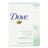 Dove® Sensitive Skin Bath Bar, Unscented, 4.5 Oz Bar, 8 Bars-pack, 9 Packs-carton freeshipping - TVN Wholesale 