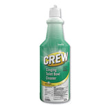 Crew Clinging Toilet Bowl Cleaner, Fresh Scent, 32 Oz Squeeze Bottle, 6-carton