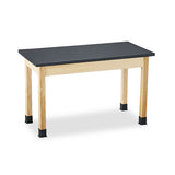 Diversified Woodcrafts Science Table, Rectangular, 54w X 24d X 30h, Black-oak freeshipping - TVN Wholesale 