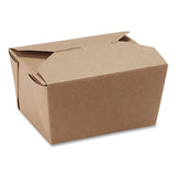 Dixie® Reclosable One-piece Natural-paperboard Take-out Box, 4.5 X 5 X 2.5, Brown, 450-carton freeshipping - TVN Wholesale 